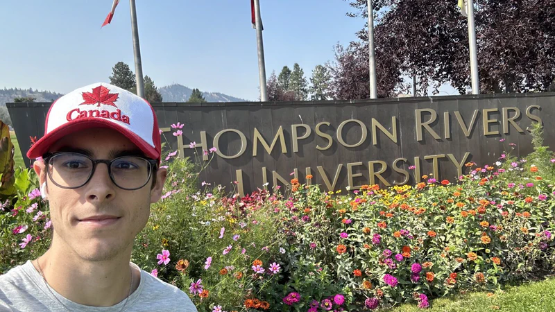 Alejandro Carnero is visiting Thompson Rivers University