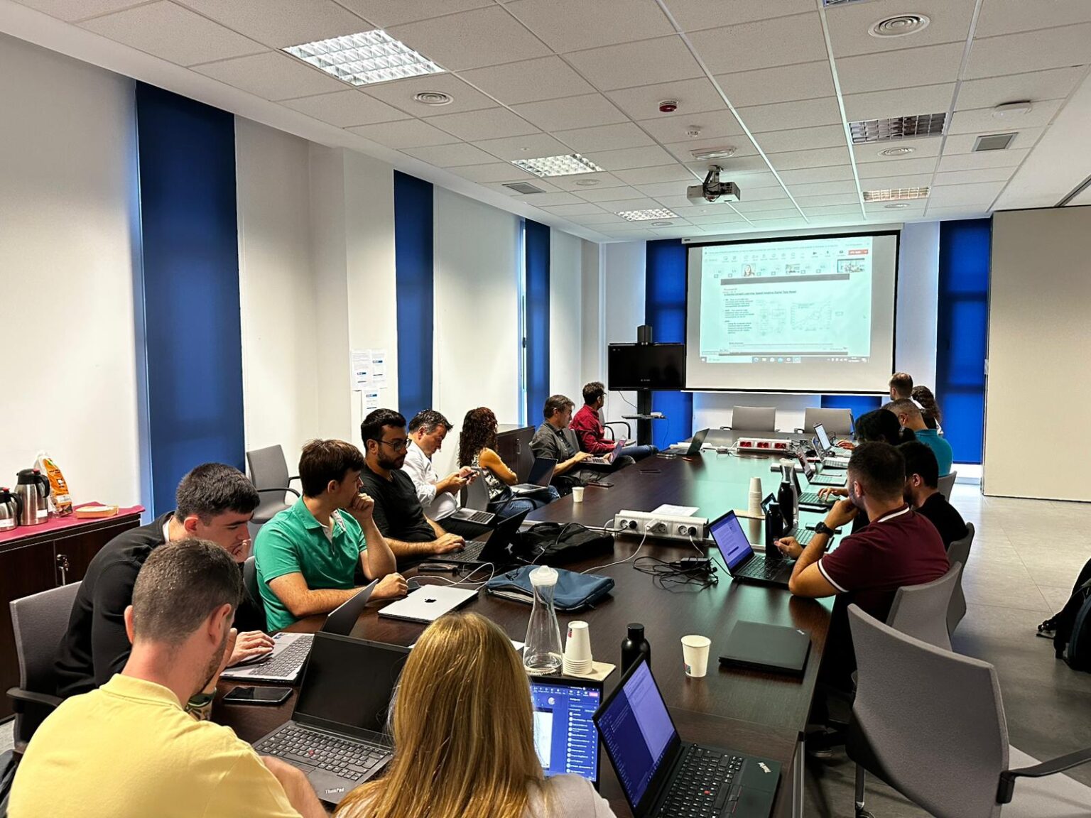 Visita Yuchao Liu and Lotfi Mhamdi